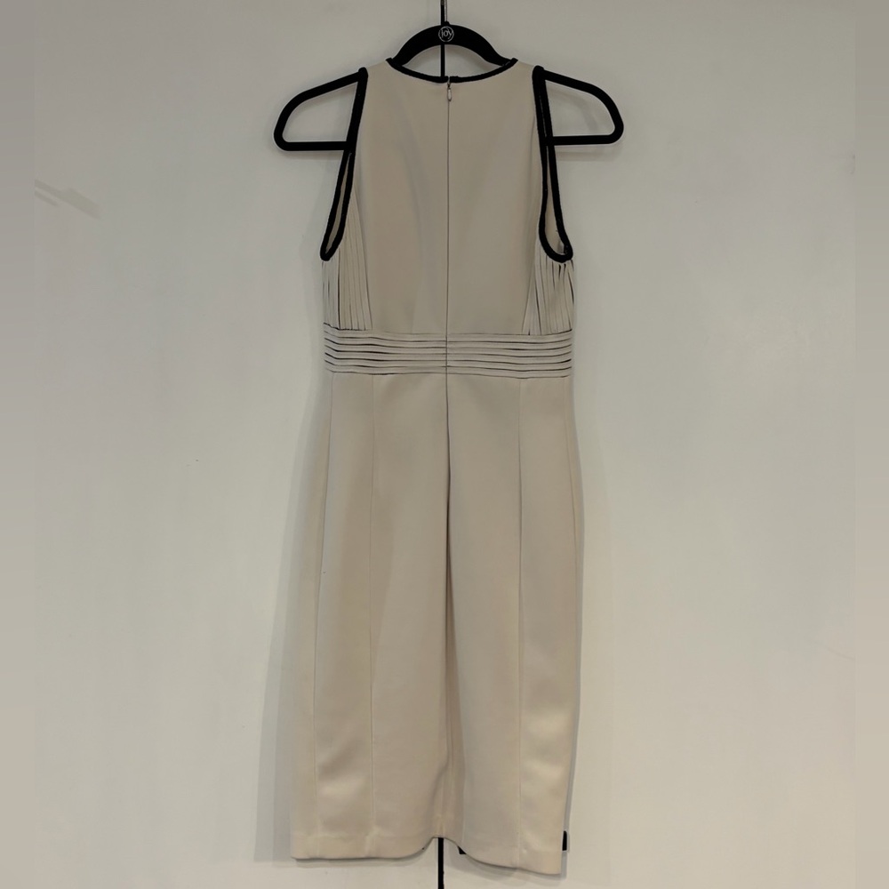 Versace Cream Midi Dress with Black Accents - Picture 5 of 6